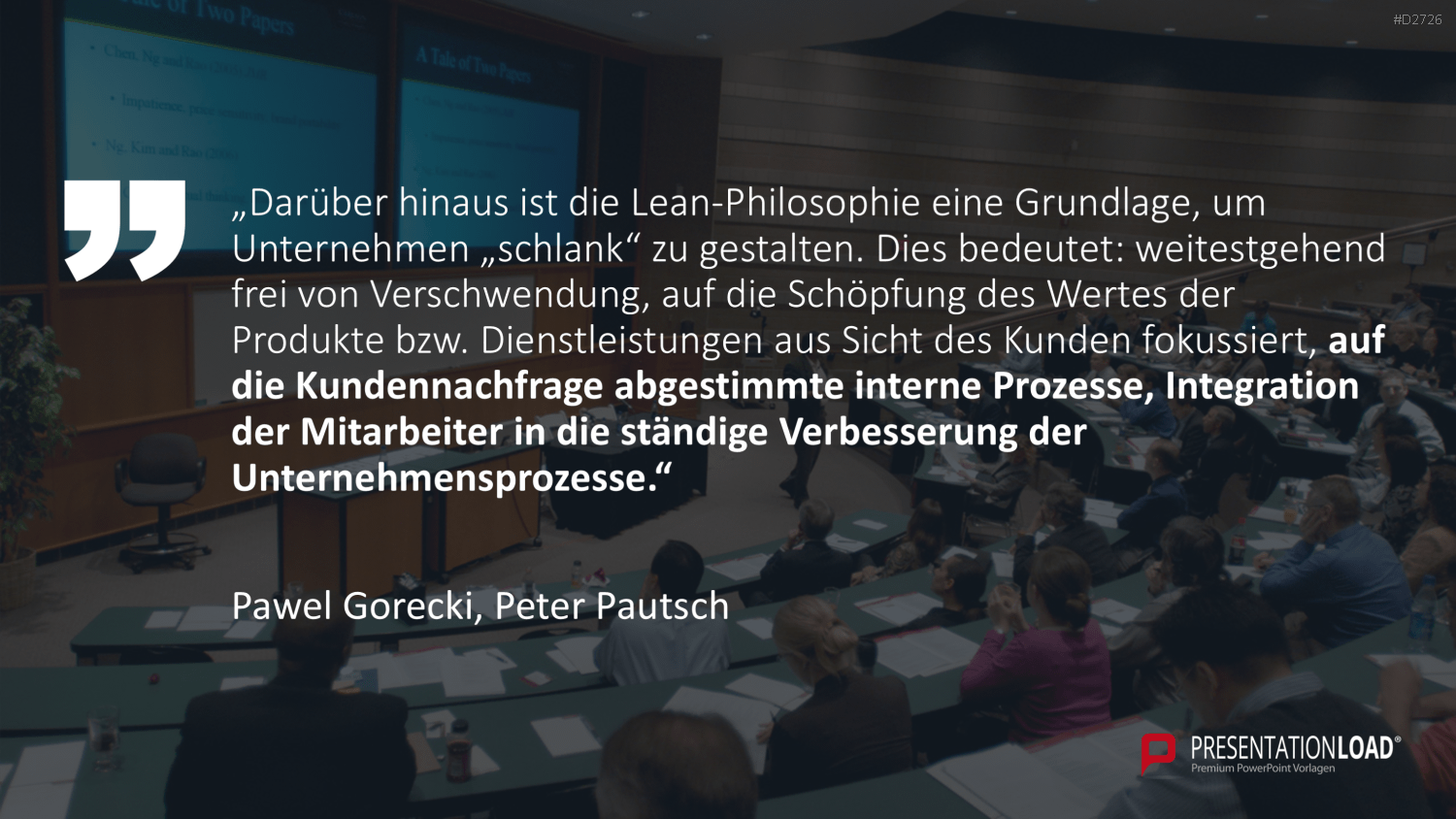 Lean Management PowerPoint-Vorlage