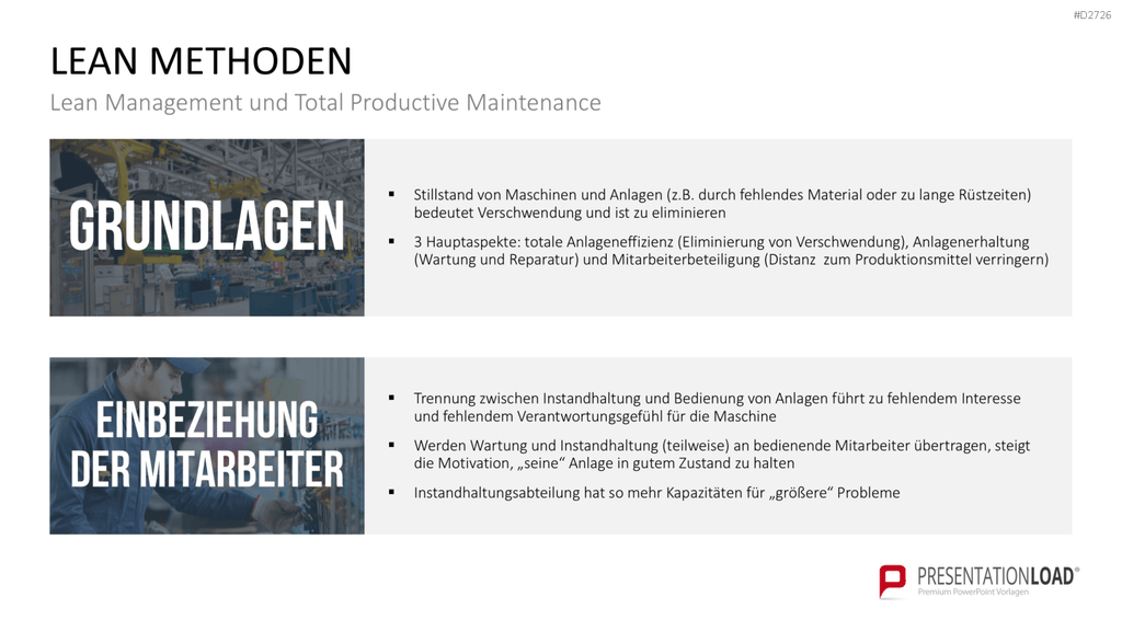 Lean Management PowerPoint-Vorlage
