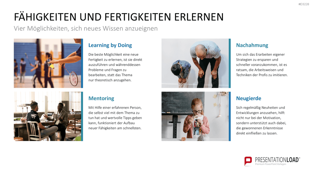 Lernmethoden und Lernstrategien PowerPoint-Vorlage