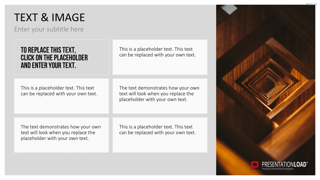 PowerPoint Vorlage mit Business-Layout
