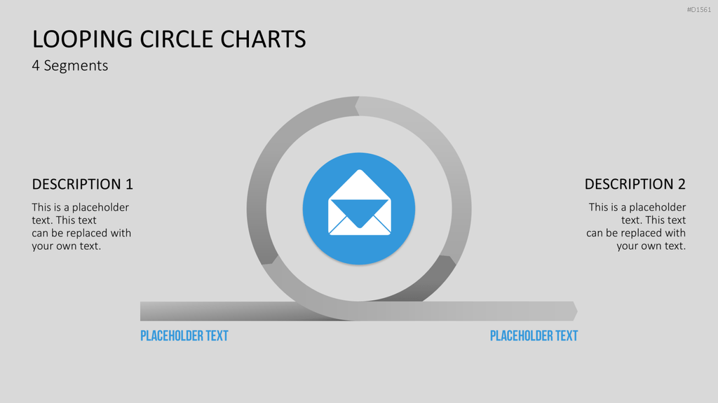 Kreis-Charts - Looping PowerPoint-Vorlage