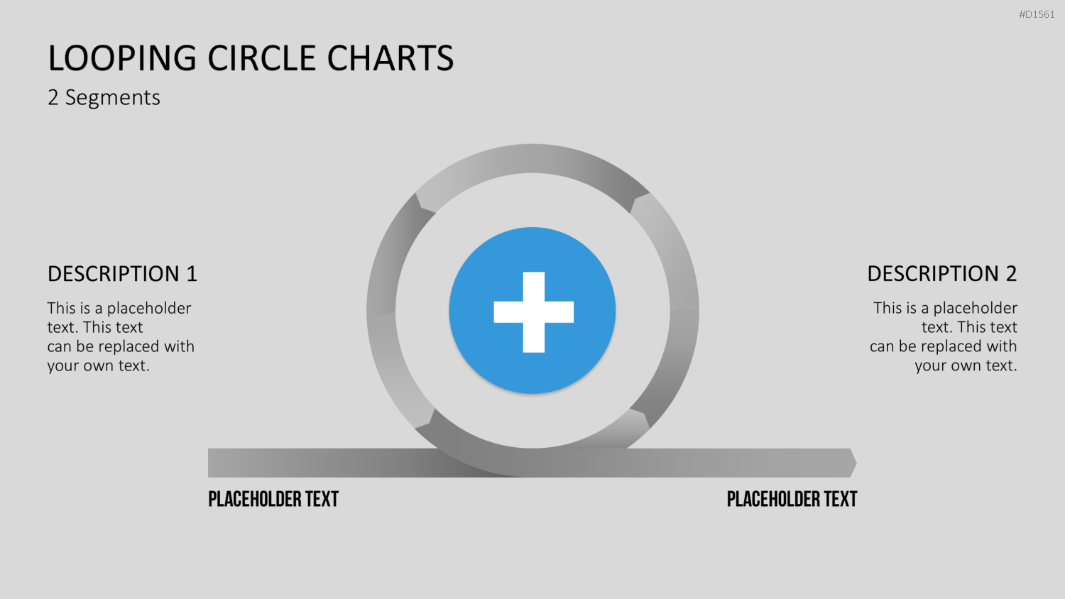 Kreis-Charts - Looping PowerPoint-Vorlage