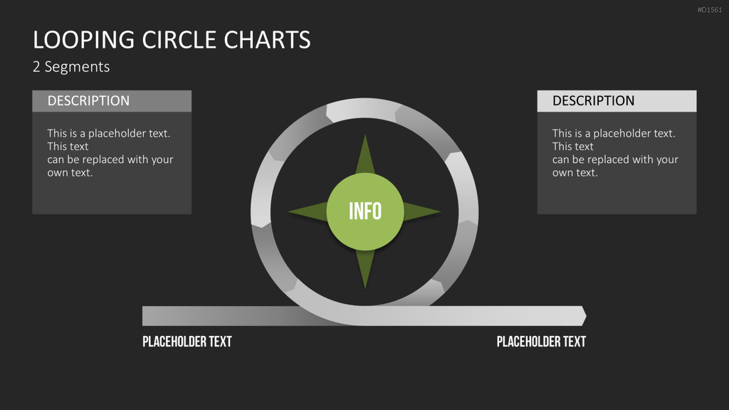 Kreis-Charts - Looping PowerPoint-Vorlage