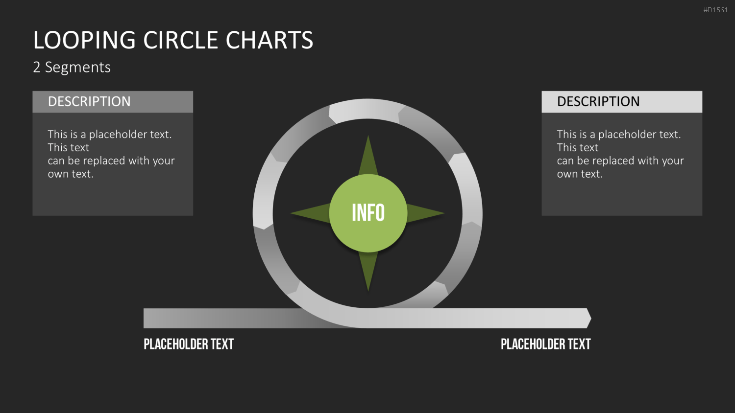 Kreis-Charts - Looping PowerPoint-Vorlage