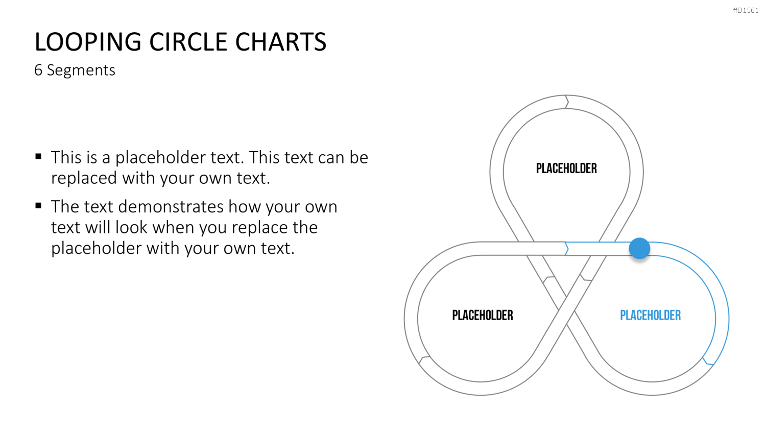 Kreis-Charts - Looping PowerPoint-Vorlage