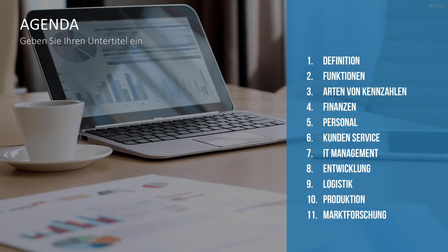 Management KPI Dashboards PowerPoint-Vorlage