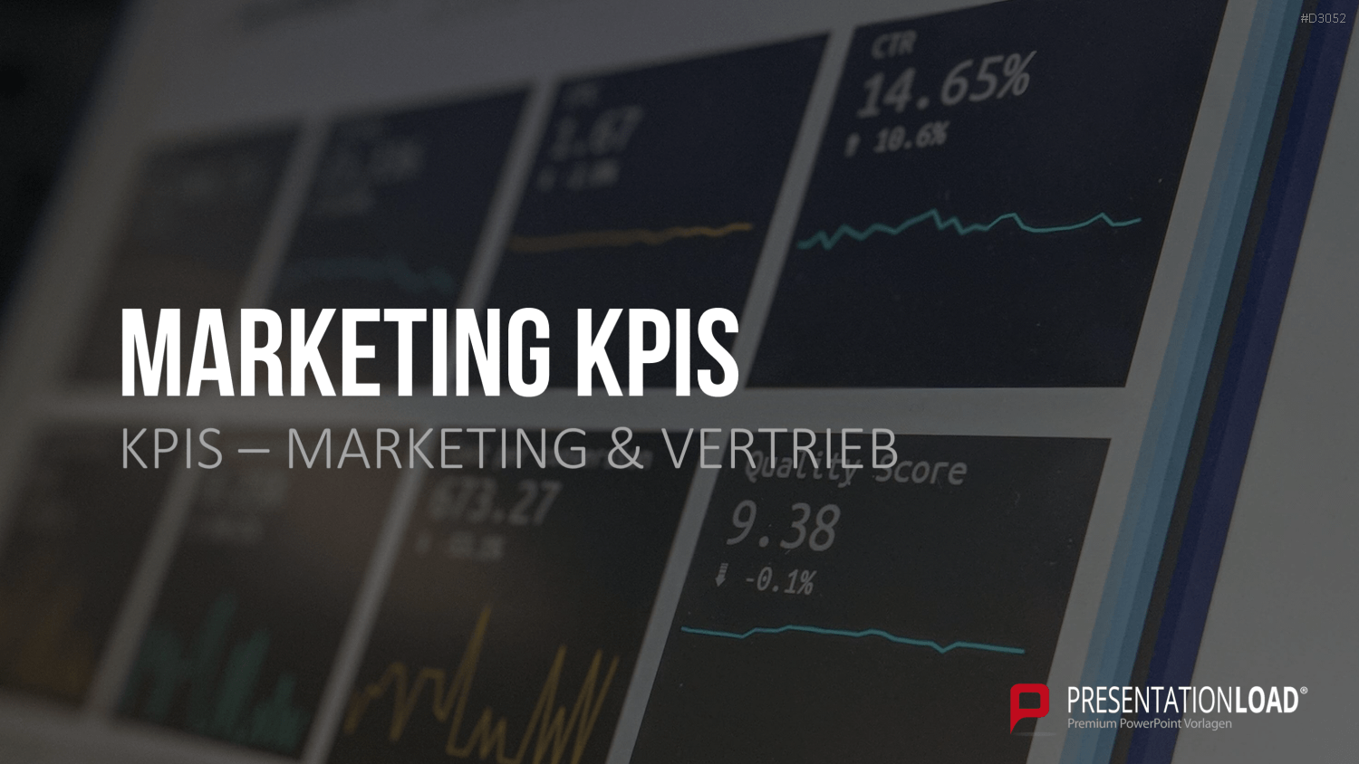 Marketing & Vertrieb KPIs PowerPoint-Vorlage