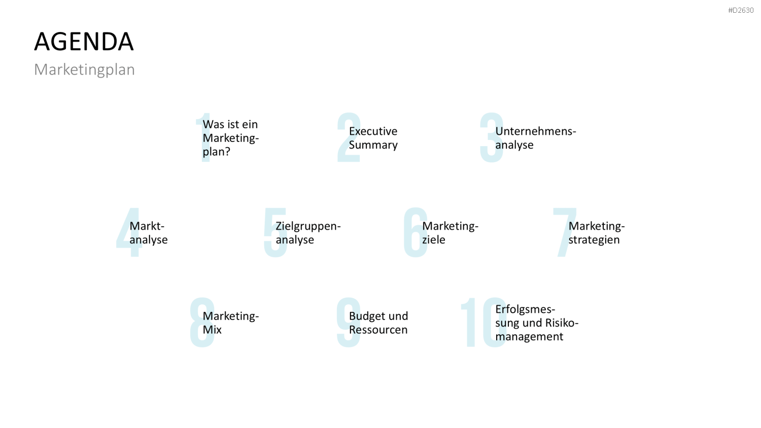 Marketingplan PowerPoint-Vorlage