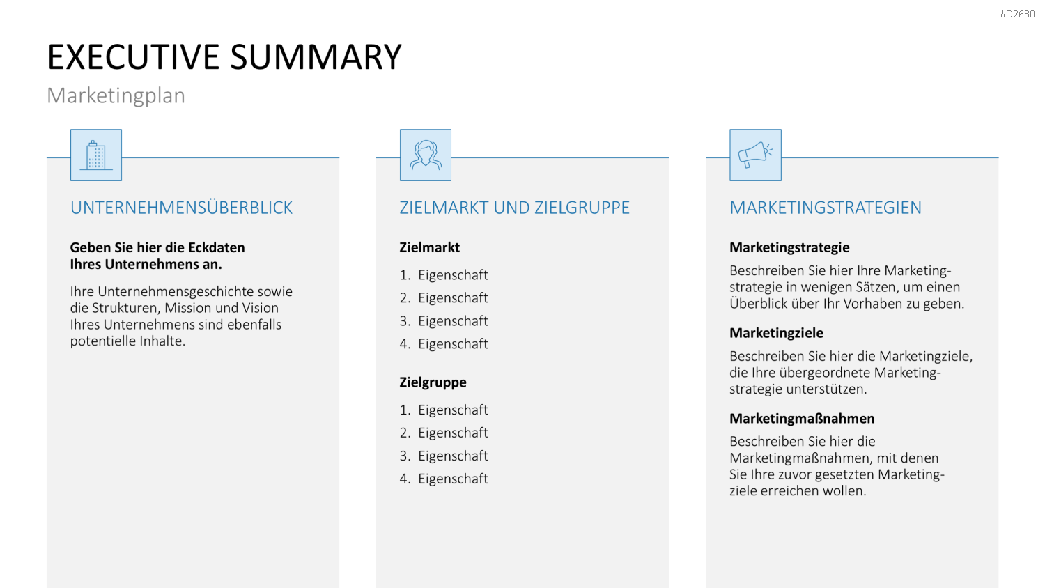 Marketingplan PowerPoint-Vorlage
