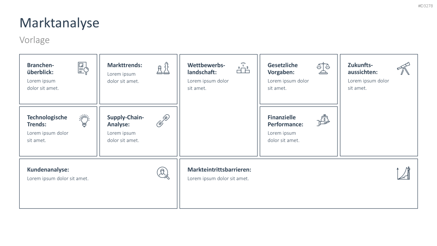 Marktanalyse PowerPoint-Vorlage