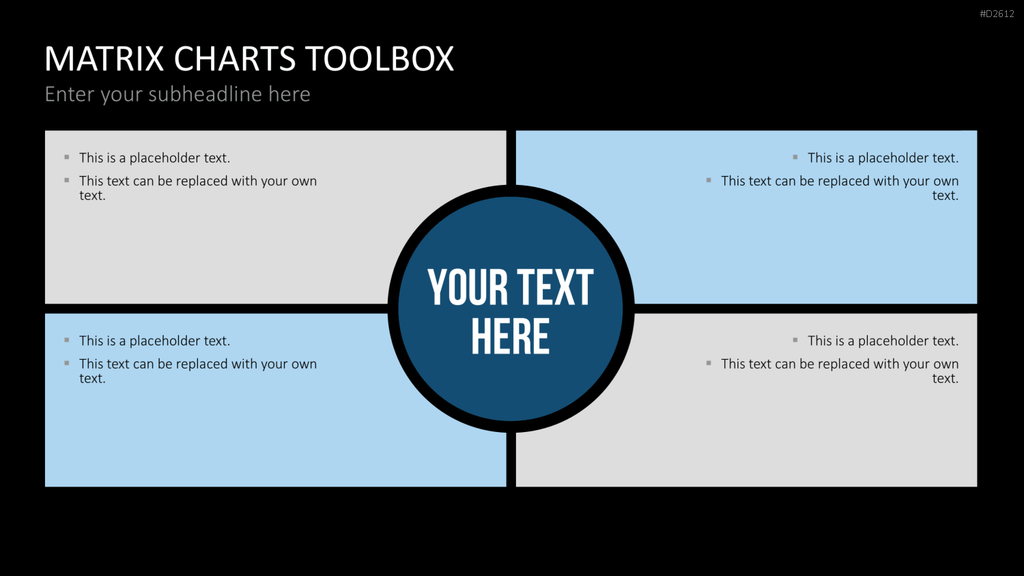 Matrix-Charts-Toolbox PowerPoint-Vorlage