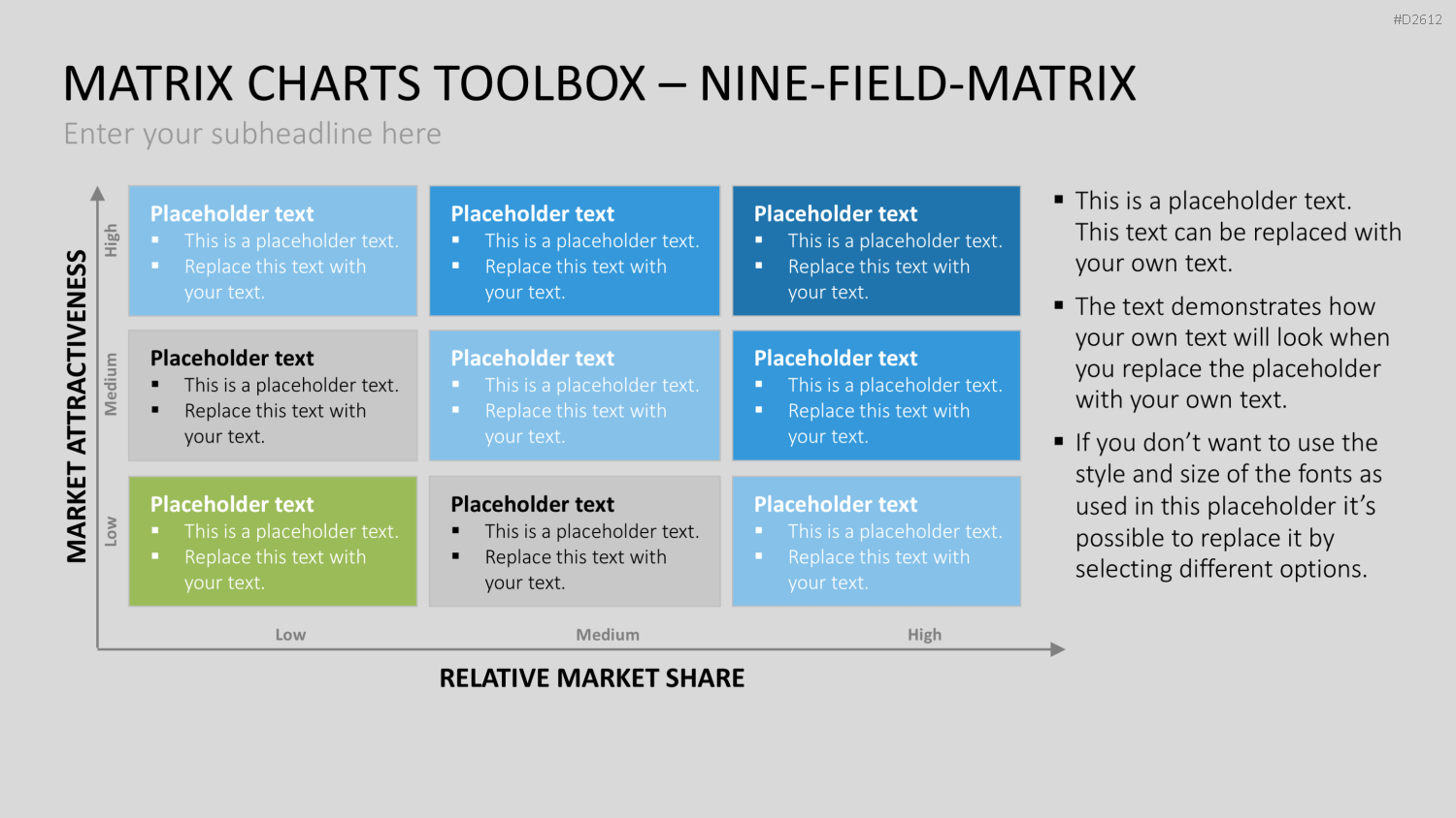 Matrix-Charts-Toolbox PowerPoint-Vorlage
