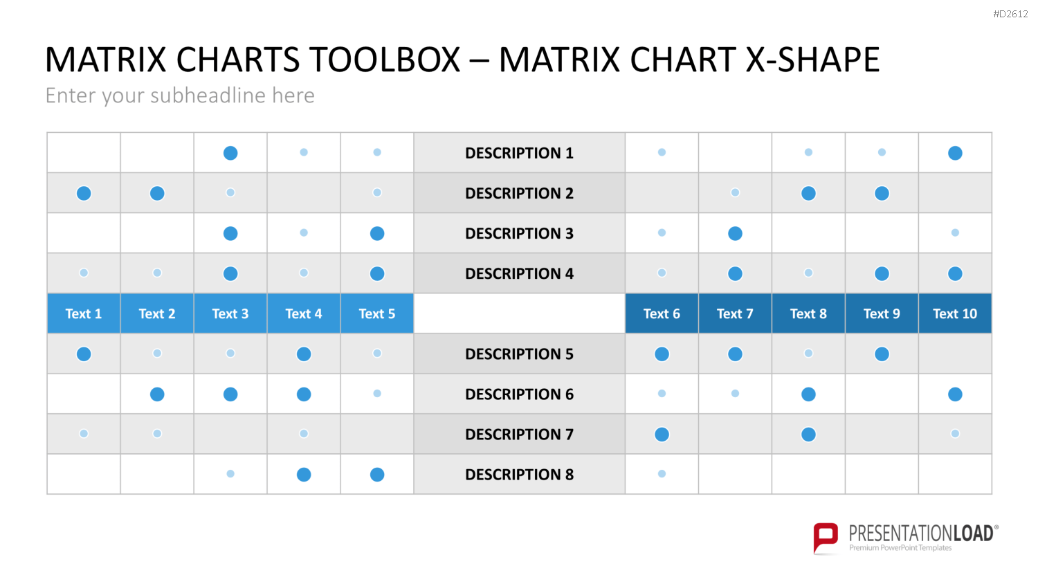 Matrix-Charts-Toolbox PowerPoint-Vorlage