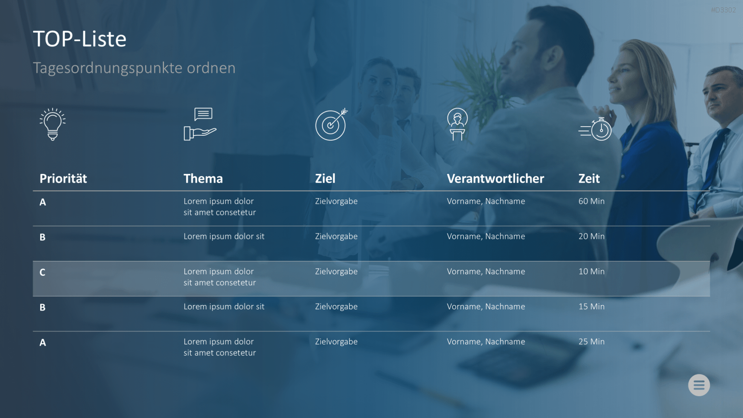 Meeting Toolbox PowerPoint-Vorlage