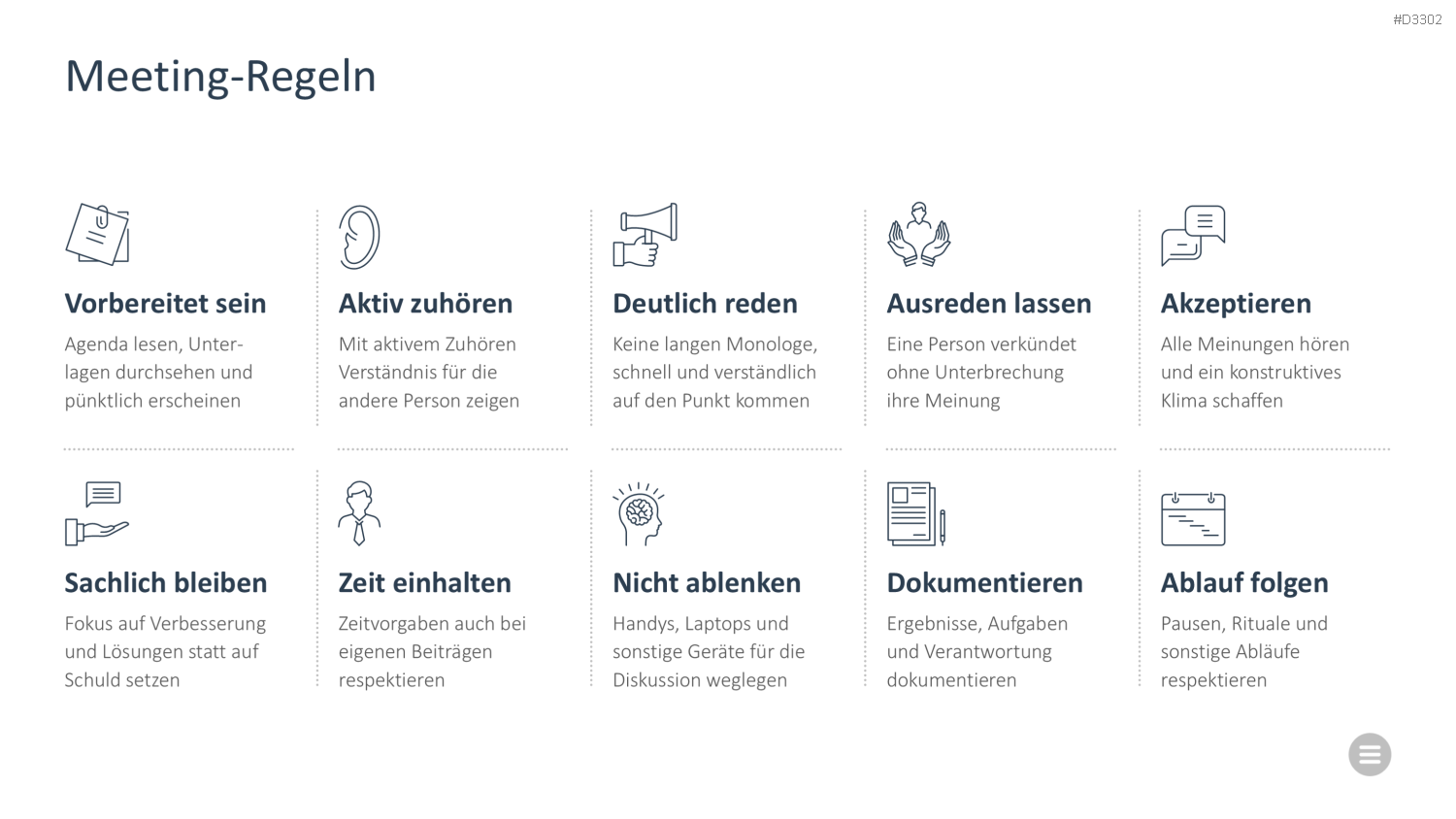 Meeting Toolbox PowerPoint-Vorlage
