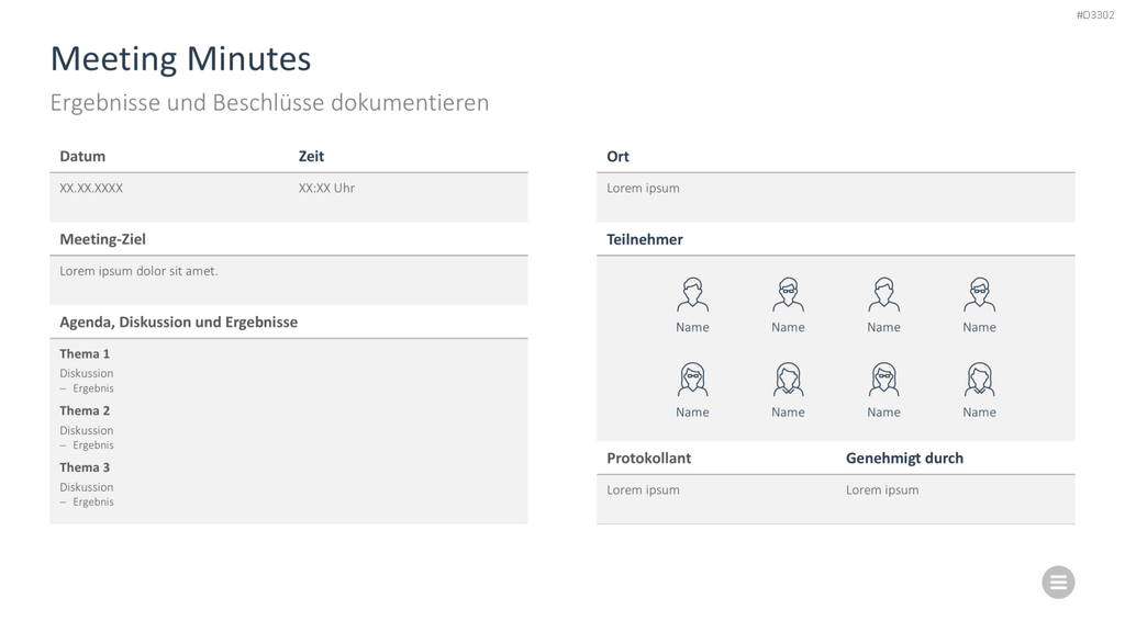 Meeting Toolbox PowerPoint-Vorlage