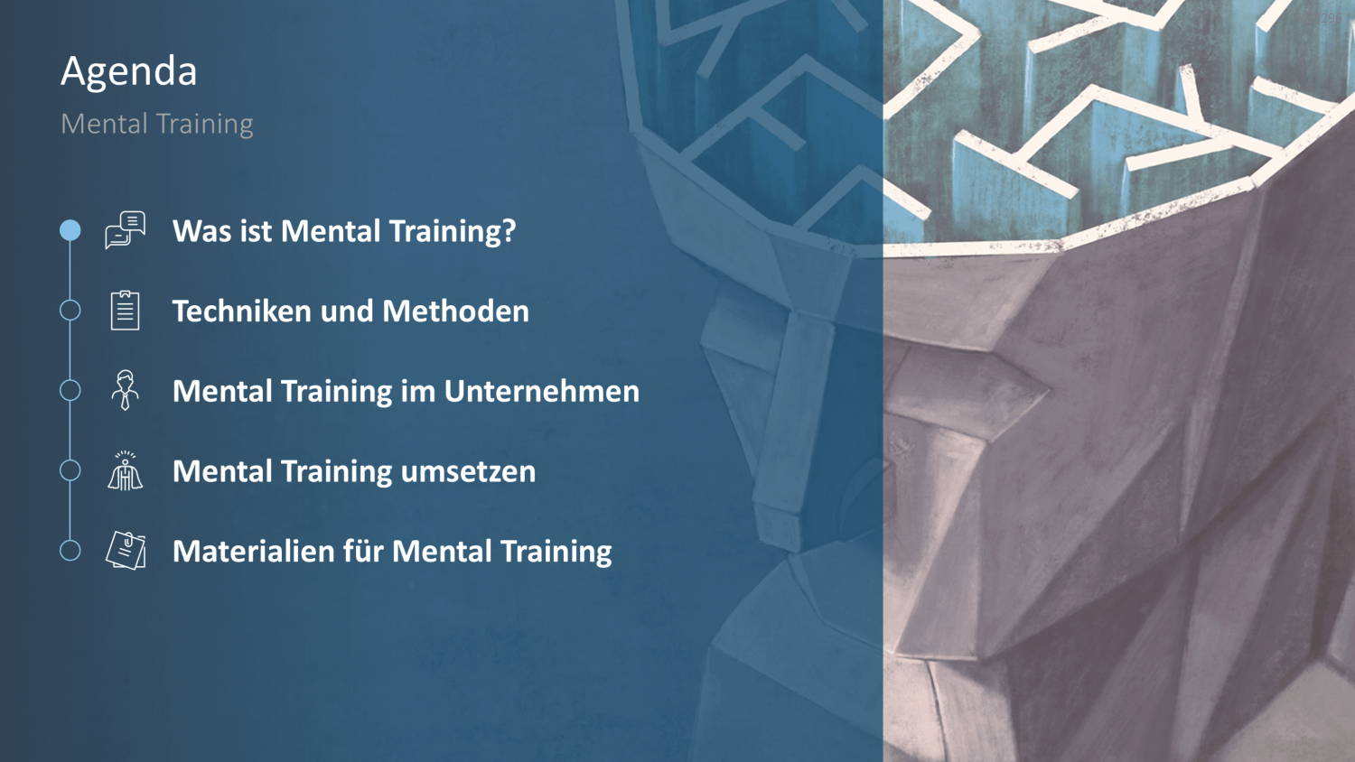 Mental Training PowerPoint-Vorlage
