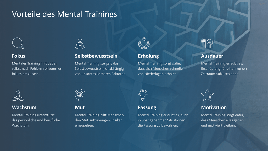 Mental Training PowerPoint-Vorlage
