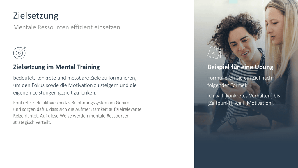 Mental Training PowerPoint-Vorlage