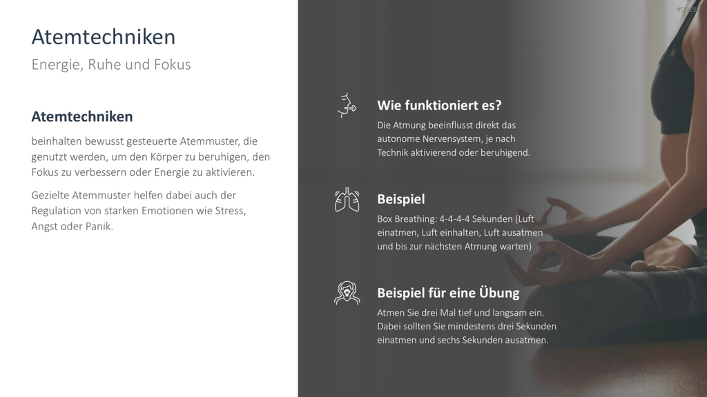Mental Training PowerPoint-Vorlage
