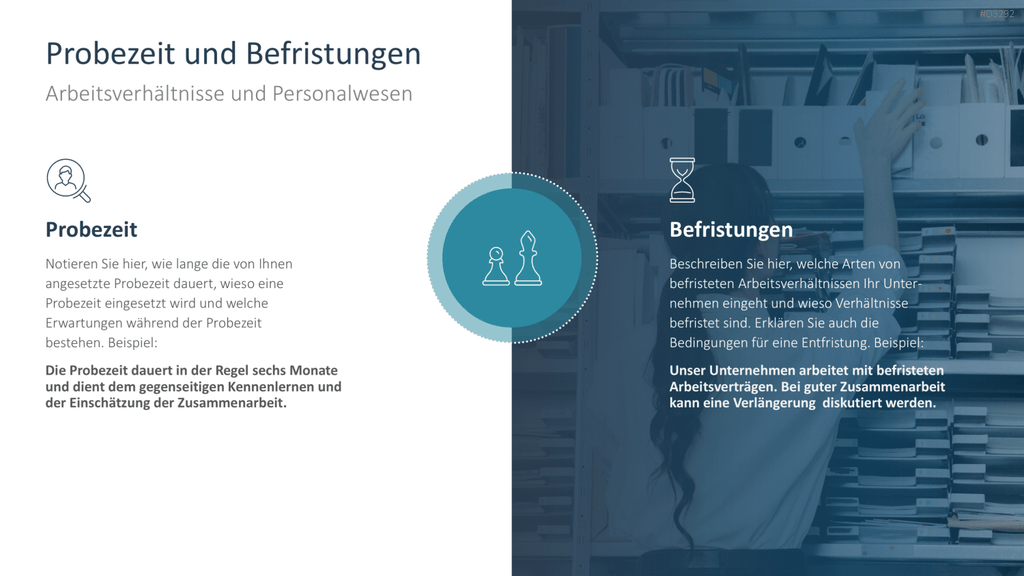 Mitarbeiterhandbuch PowerPoint-Vorlage