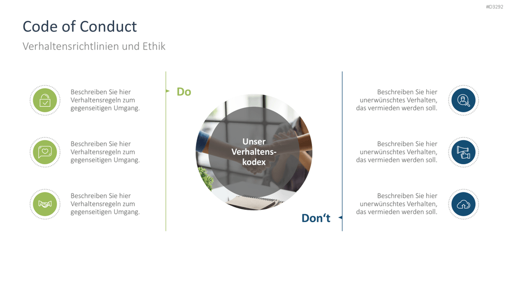Mitarbeiterhandbuch PowerPoint-Vorlage