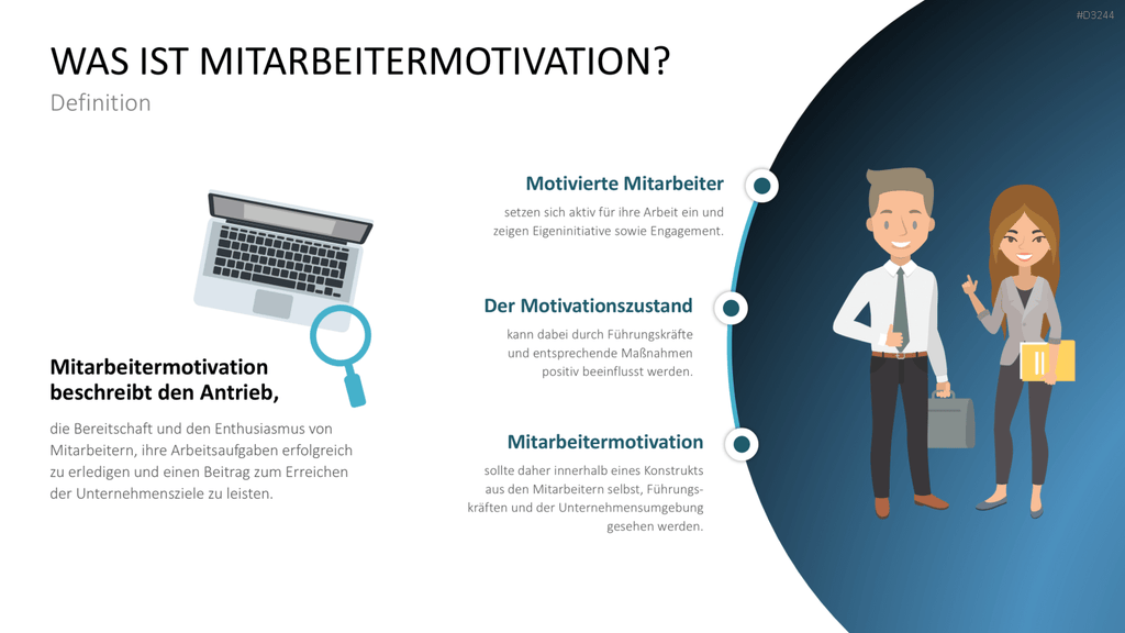 Mitarbeitermotivation PowerPoint-Vorlage