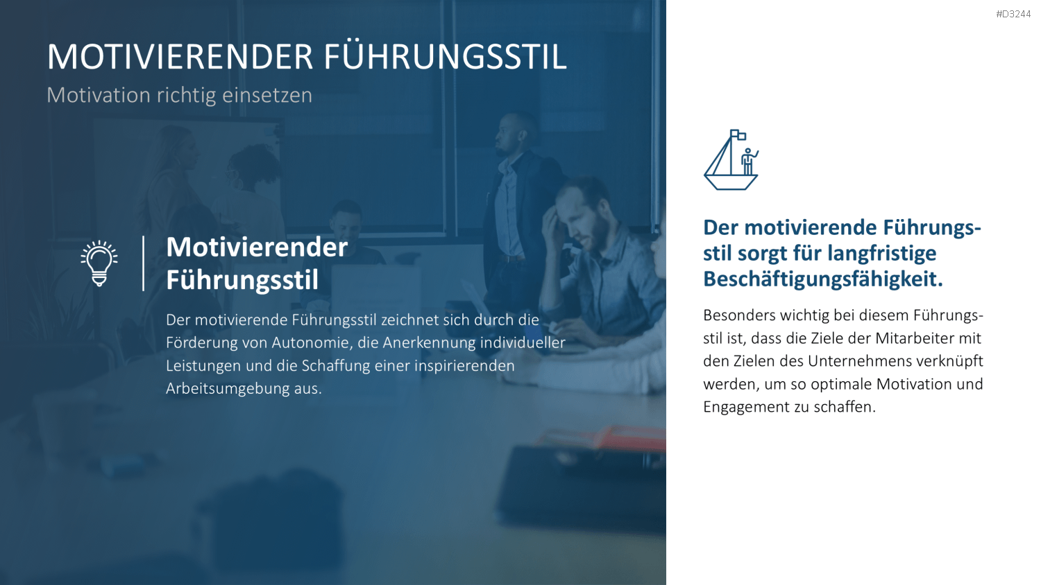 Mitarbeitermotivation PowerPoint-Vorlage