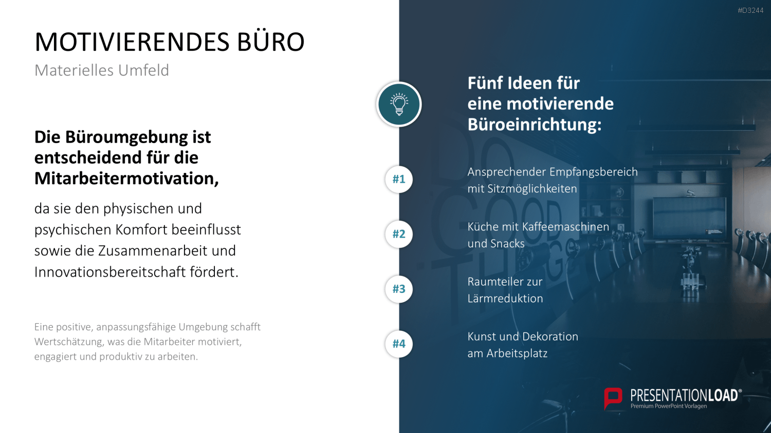 Mitarbeitermotivation PowerPoint-Vorlage