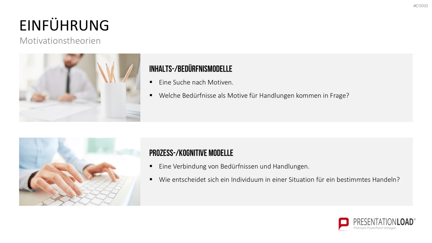 Motivationstheorien Toolbox PowerPoint-Vorlage