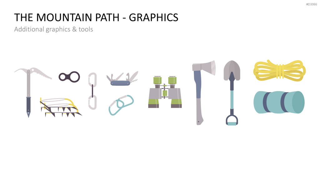 Berg-Infografiken 1 (Grafiken) PowerPoint-Vorlage