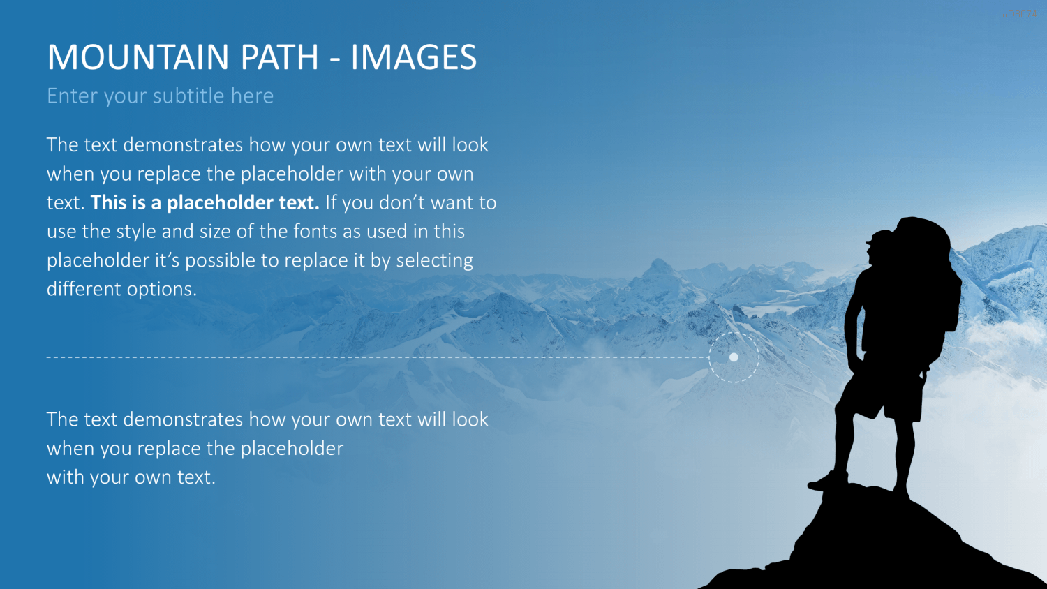 Berg-Infografiken 2 (Bilder) PowerPoint-Vorlage