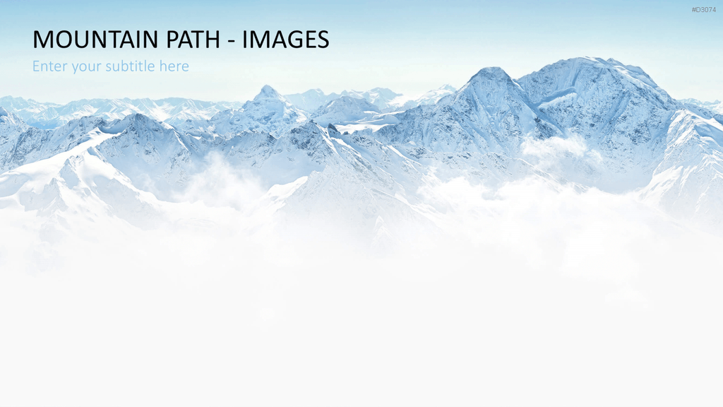 Berg-Infografiken 2 (Bilder) PowerPoint-Vorlage