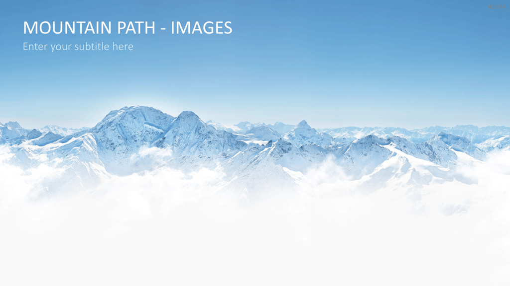 Berg-Infografiken 2 (Bilder) PowerPoint-Vorlage