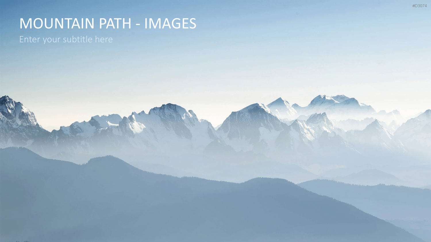 Berg-Infografiken 2 (Bilder) PowerPoint-Vorlage