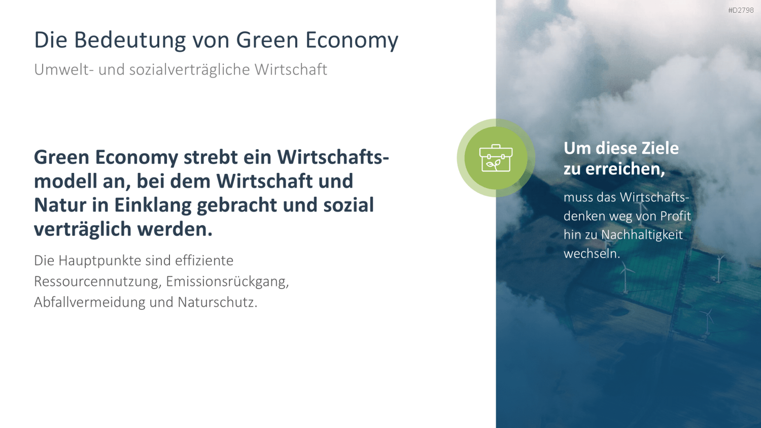 Nachhaltigkeitsmanagement PowerPoint-Vorlage