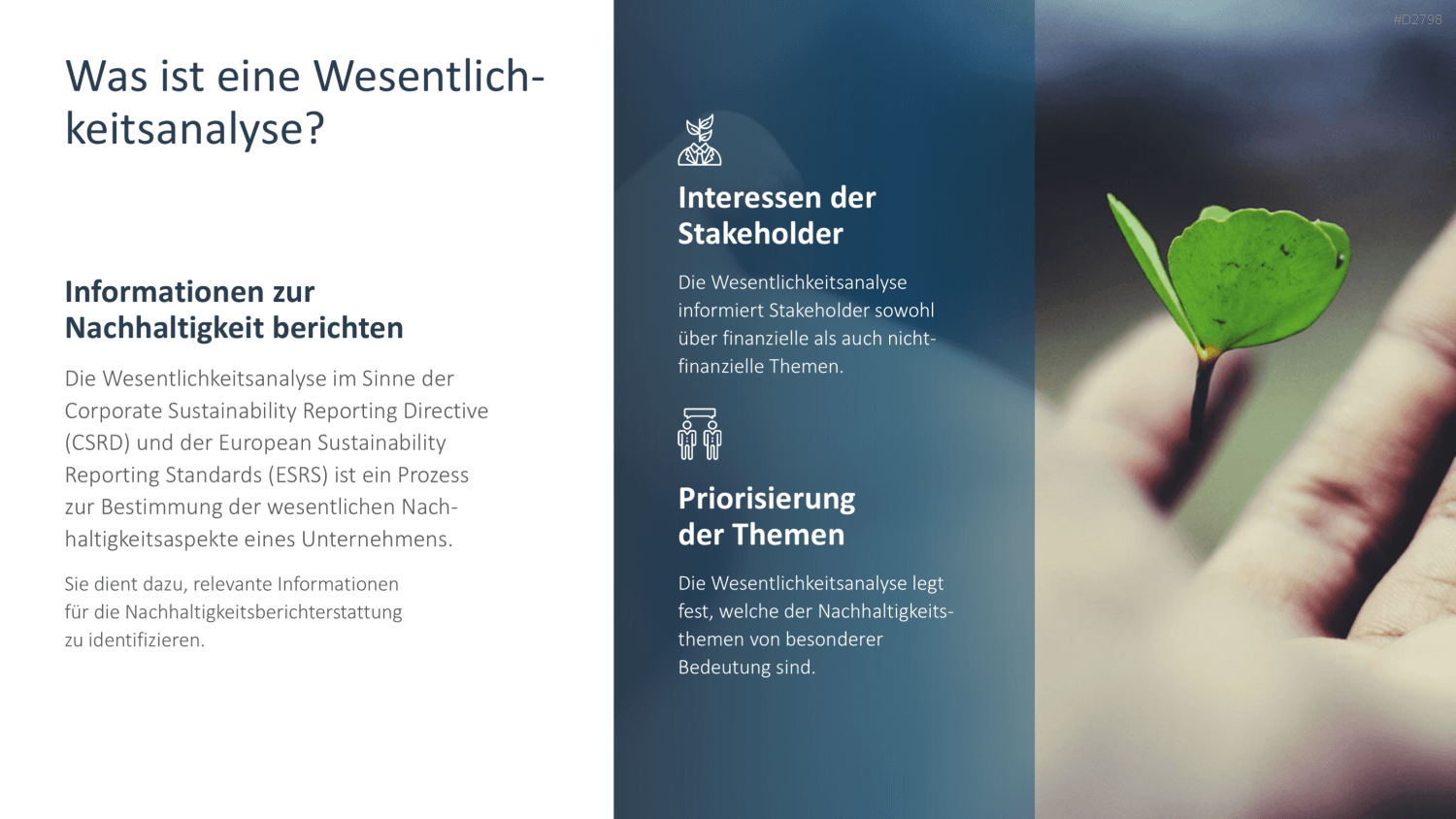 Nachhaltigkeitsmanagement PowerPoint-Vorlage