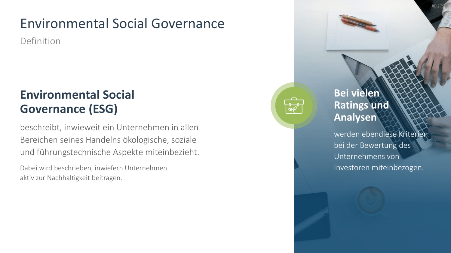 Nachhaltigkeitsmanagement PowerPoint-Vorlage