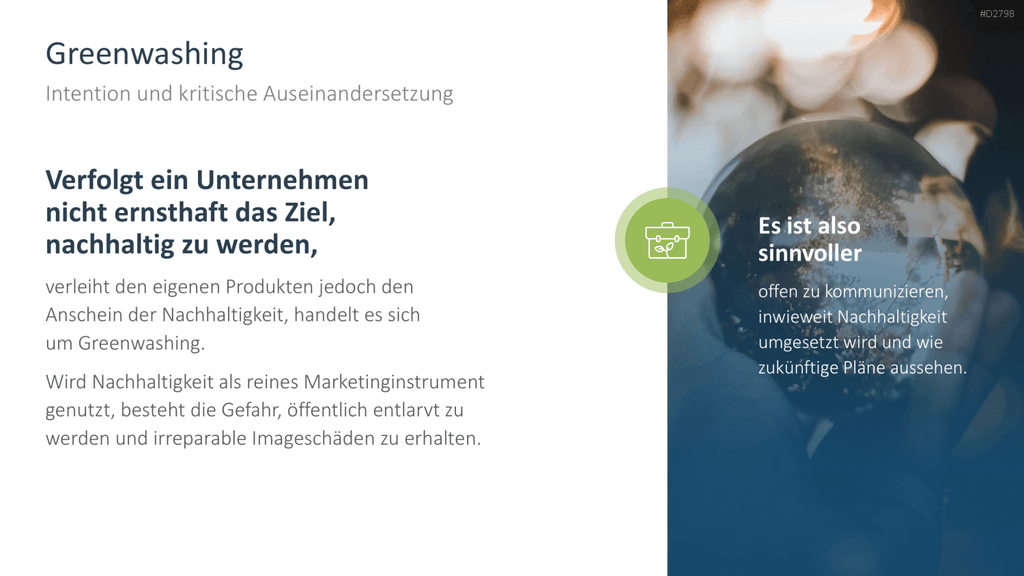 Nachhaltigkeitsmanagement PowerPoint-Vorlage