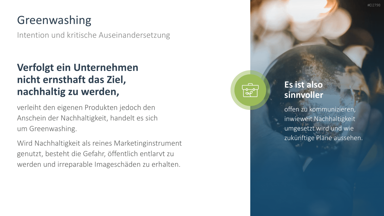 Nachhaltigkeitsmanagement PowerPoint-Vorlage