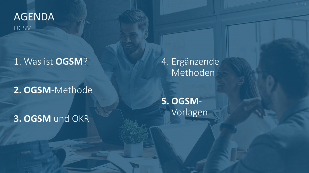 OGSM-Zielmanagement PowerPoint-Vorlage