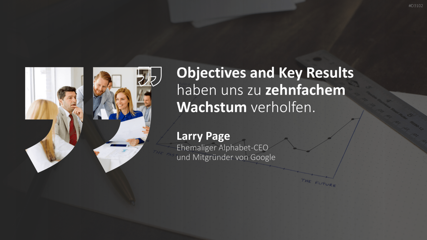 OKR Methode PowerPoint-Vorlage