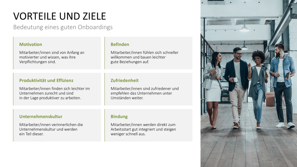 Onboarding PowerPoint-Vorlage