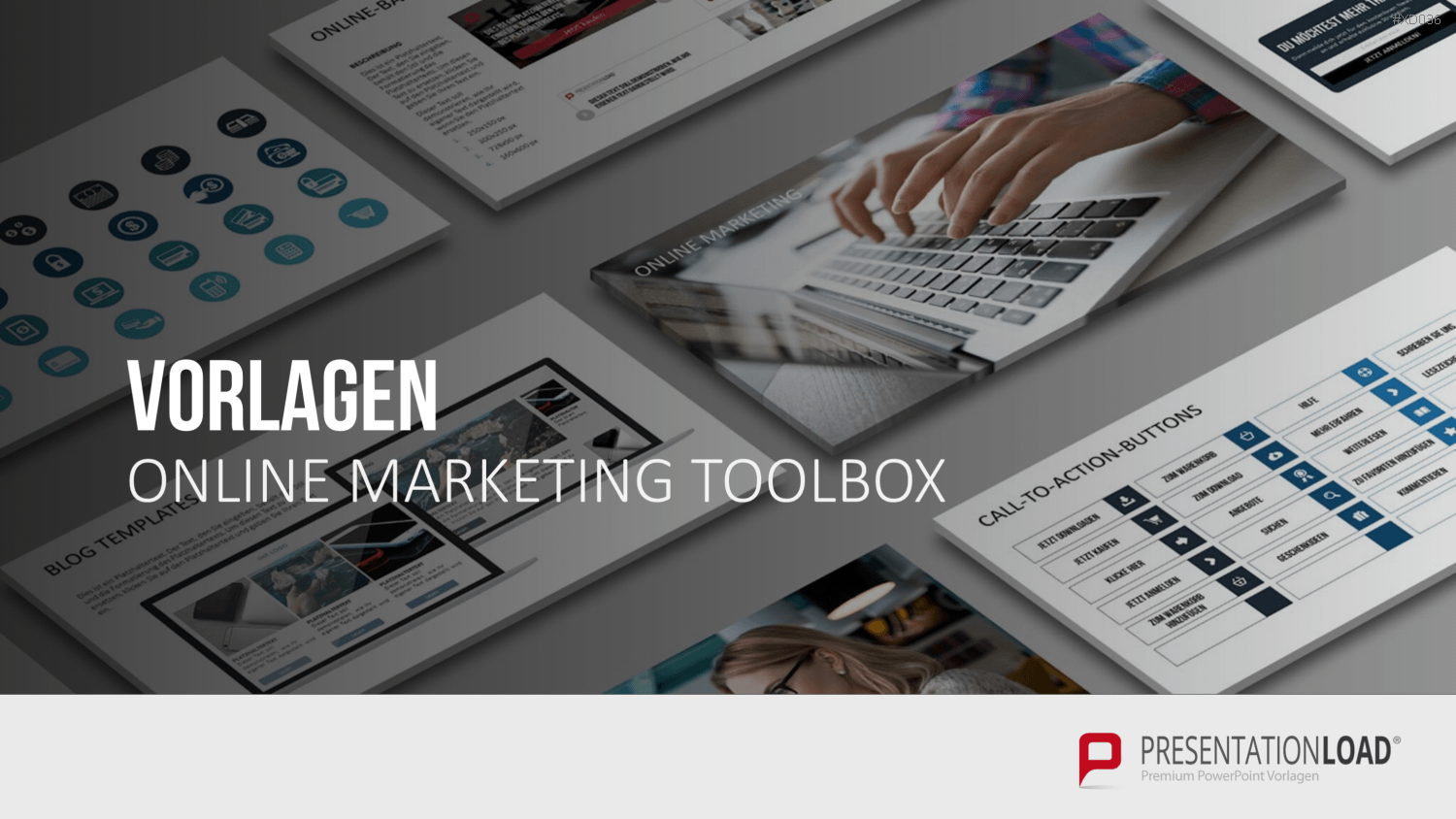 Online Marketing Bundle PowerPoint-Vorlage