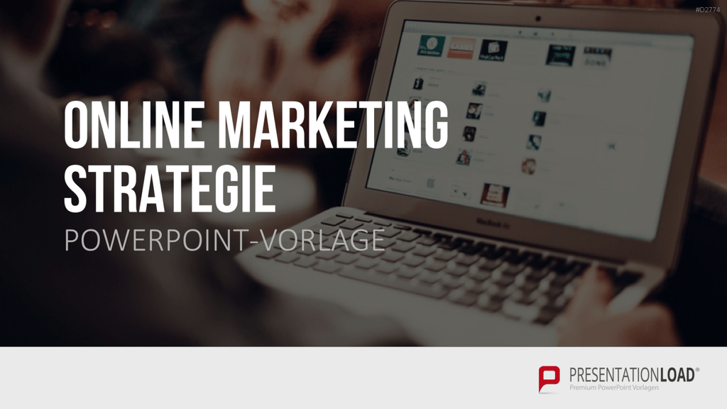 Online Marketing Strategie PowerPoint-Vorlage