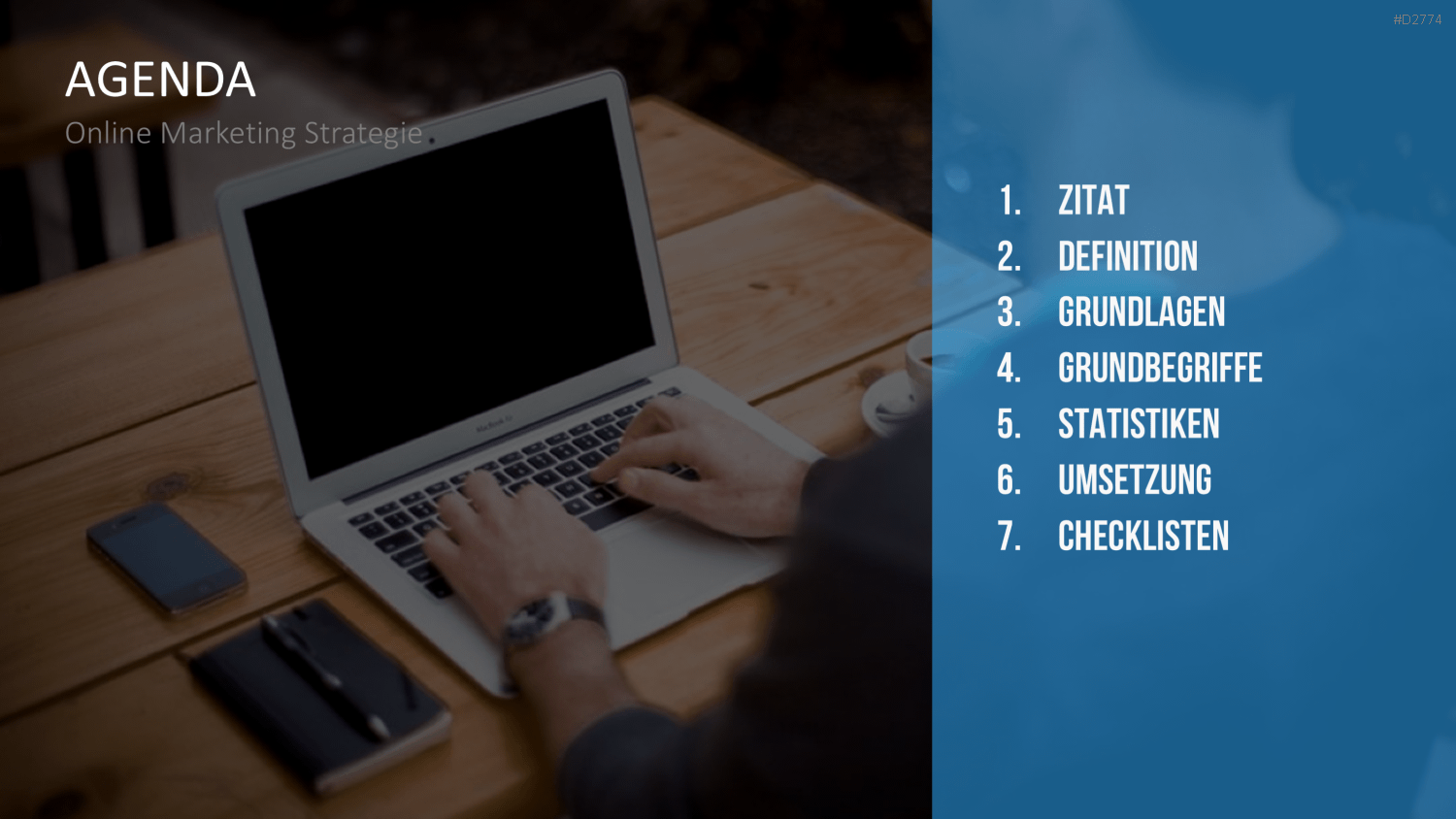 Online Marketing Strategie PowerPoint-Vorlage