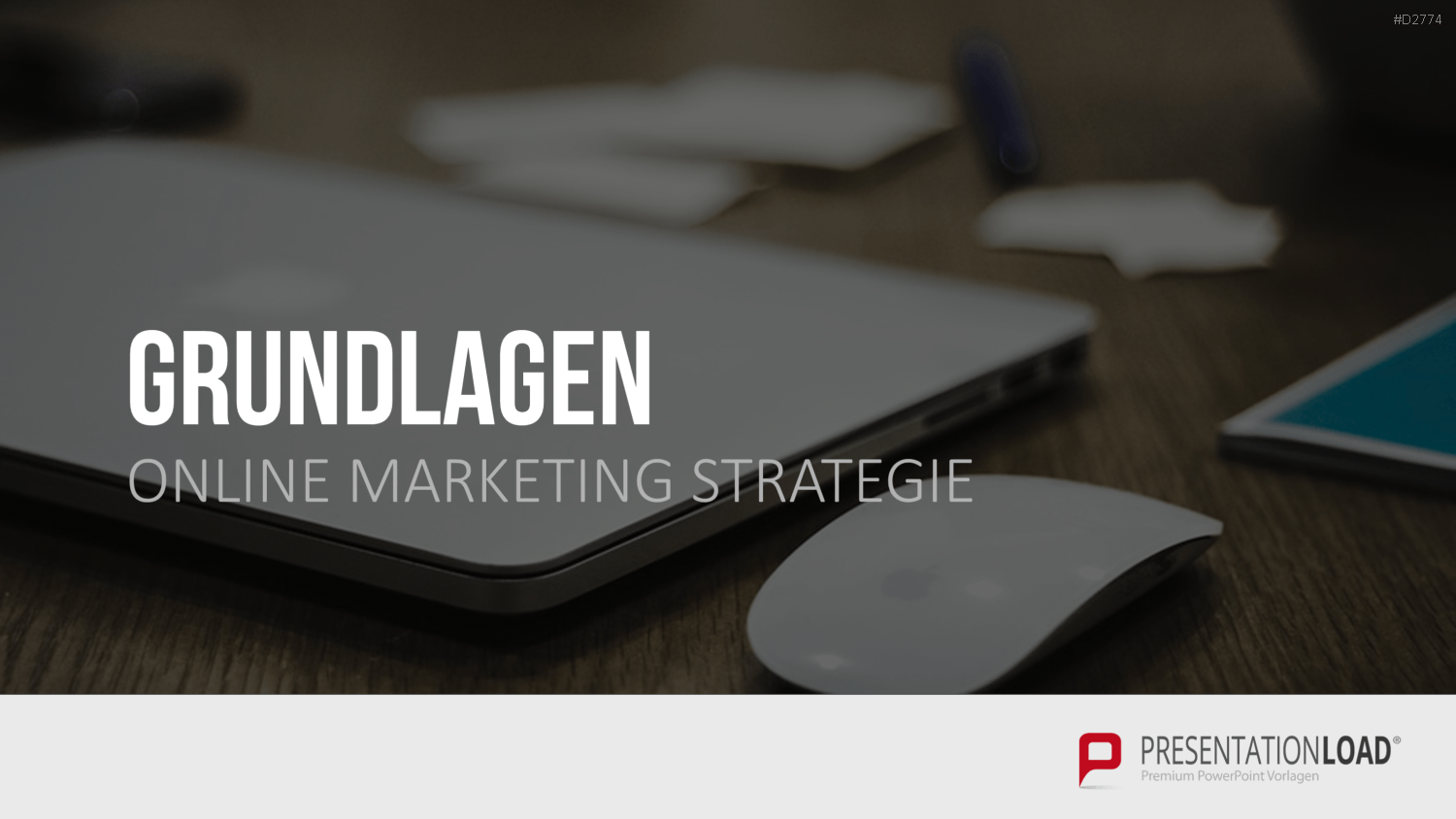 Online Marketing Strategie PowerPoint-Vorlage