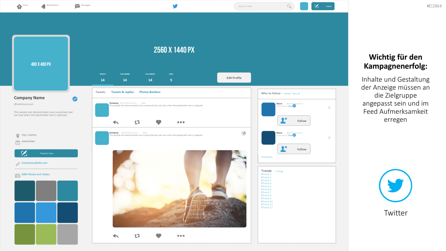 Online Marketing Toolbox PowerPoint-Vorlage