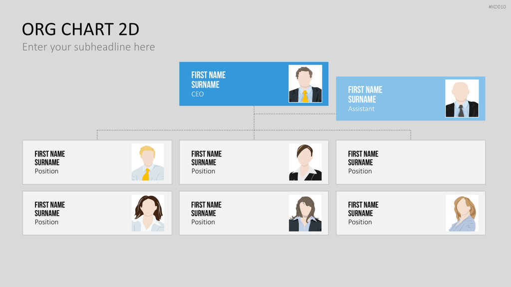 Organigramm Bundle PowerPoint-Vorlage