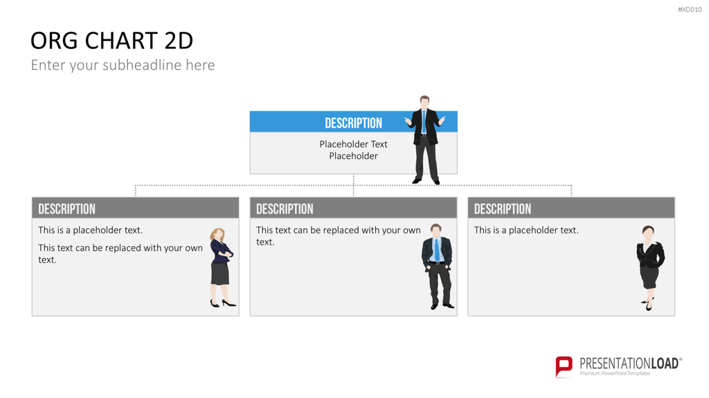 Organigramm Bundle PowerPoint-Vorlage